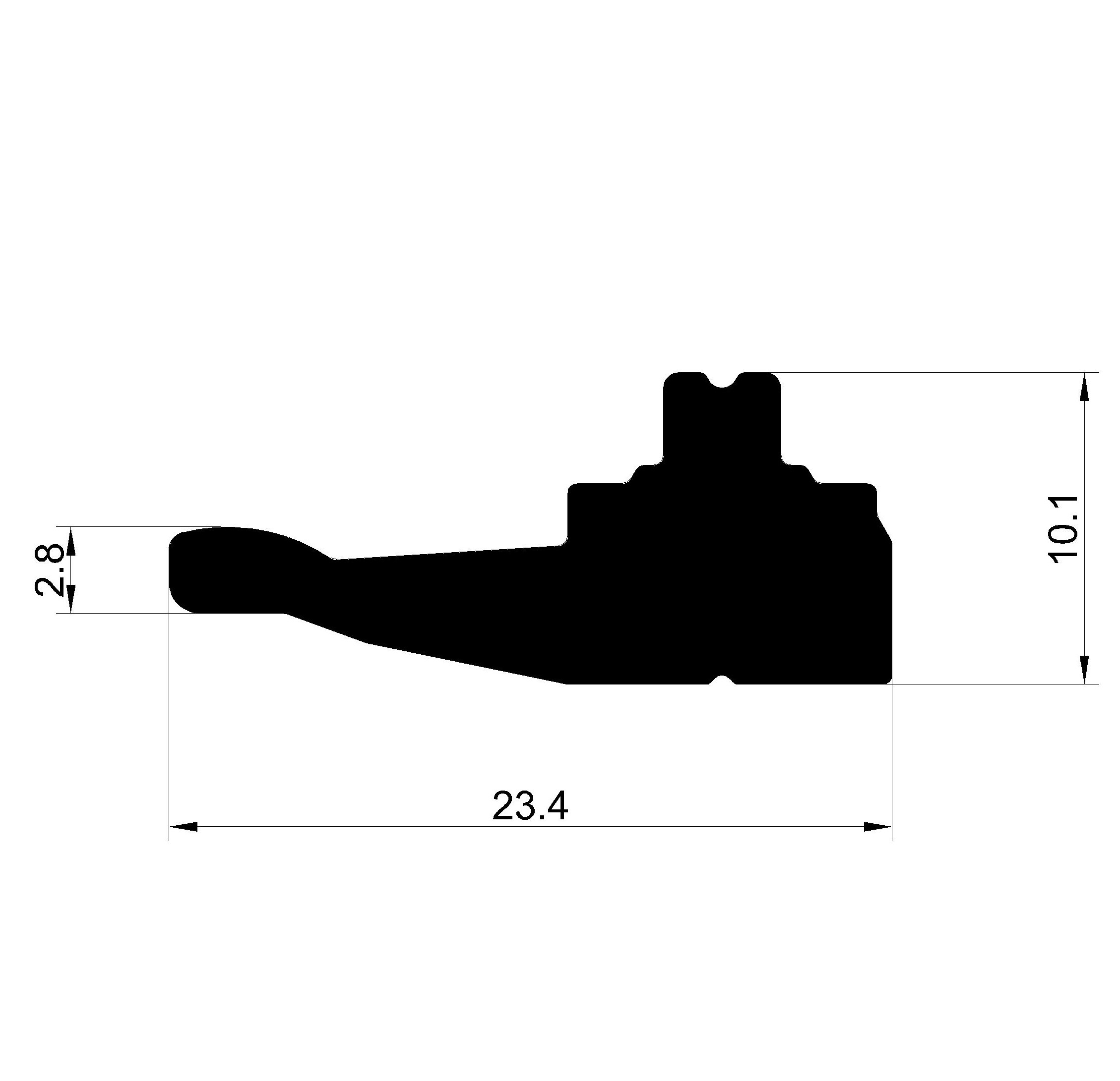 10.5 mm glass holder