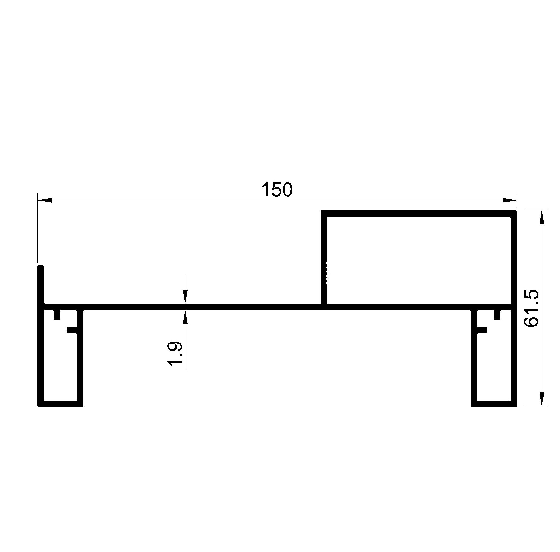 External Frame Column &ndash; 150 mm