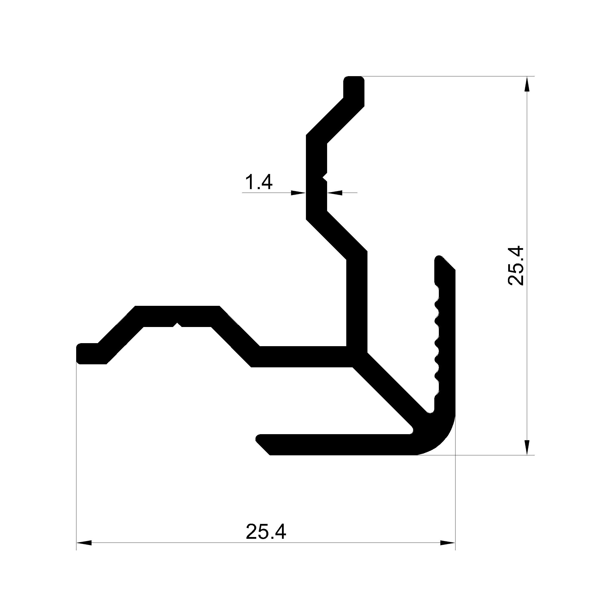 PL(25.4*25.4)mm
