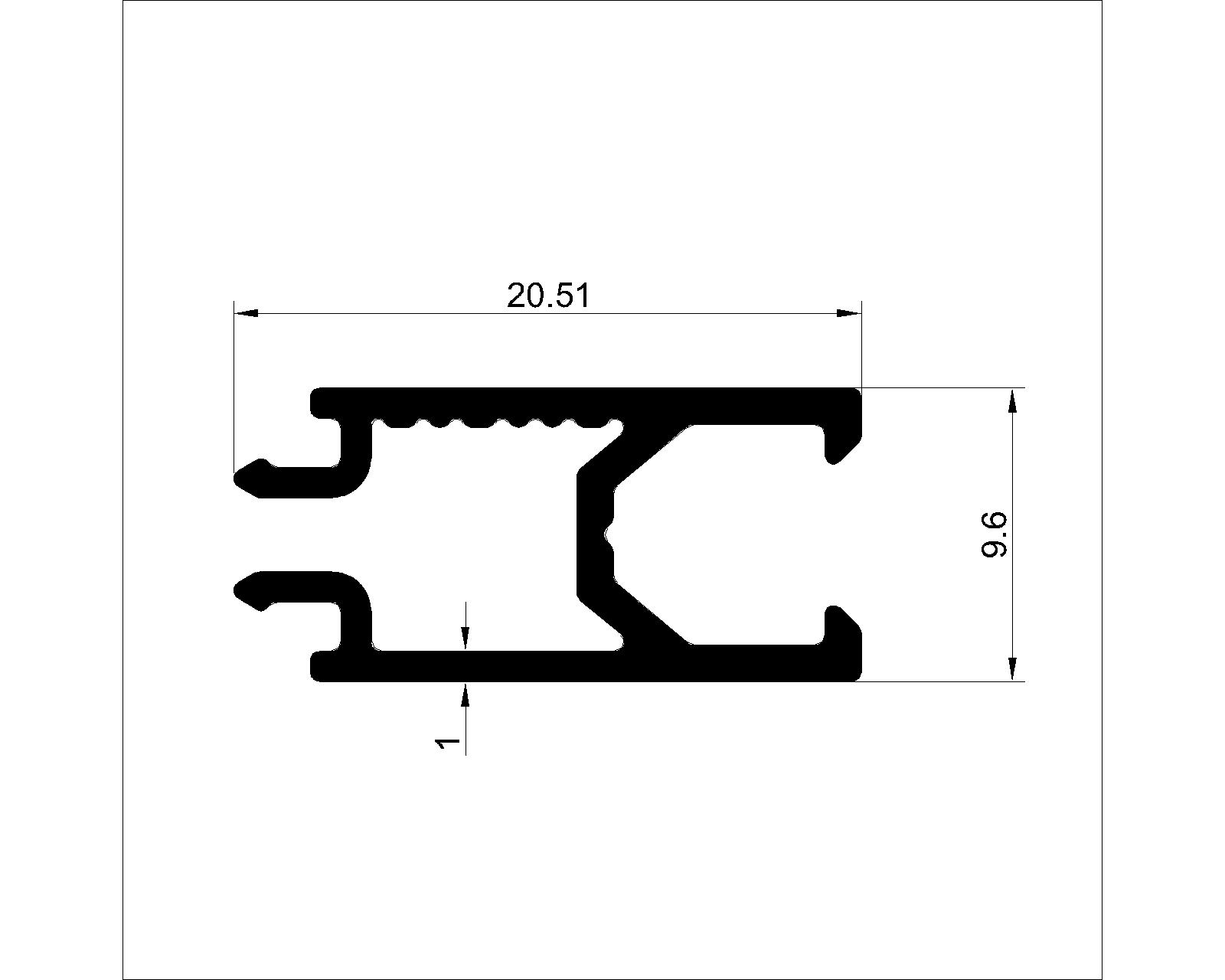 profile to add height to 18mm