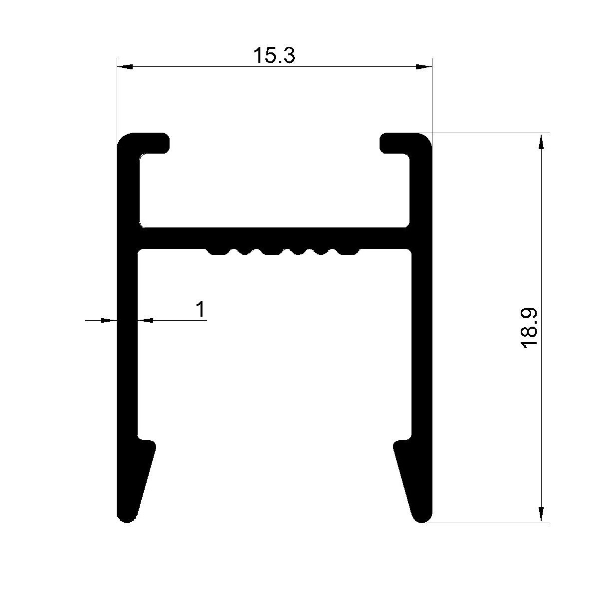Decorative Ceiling Profile &ndash; 18.9 mm